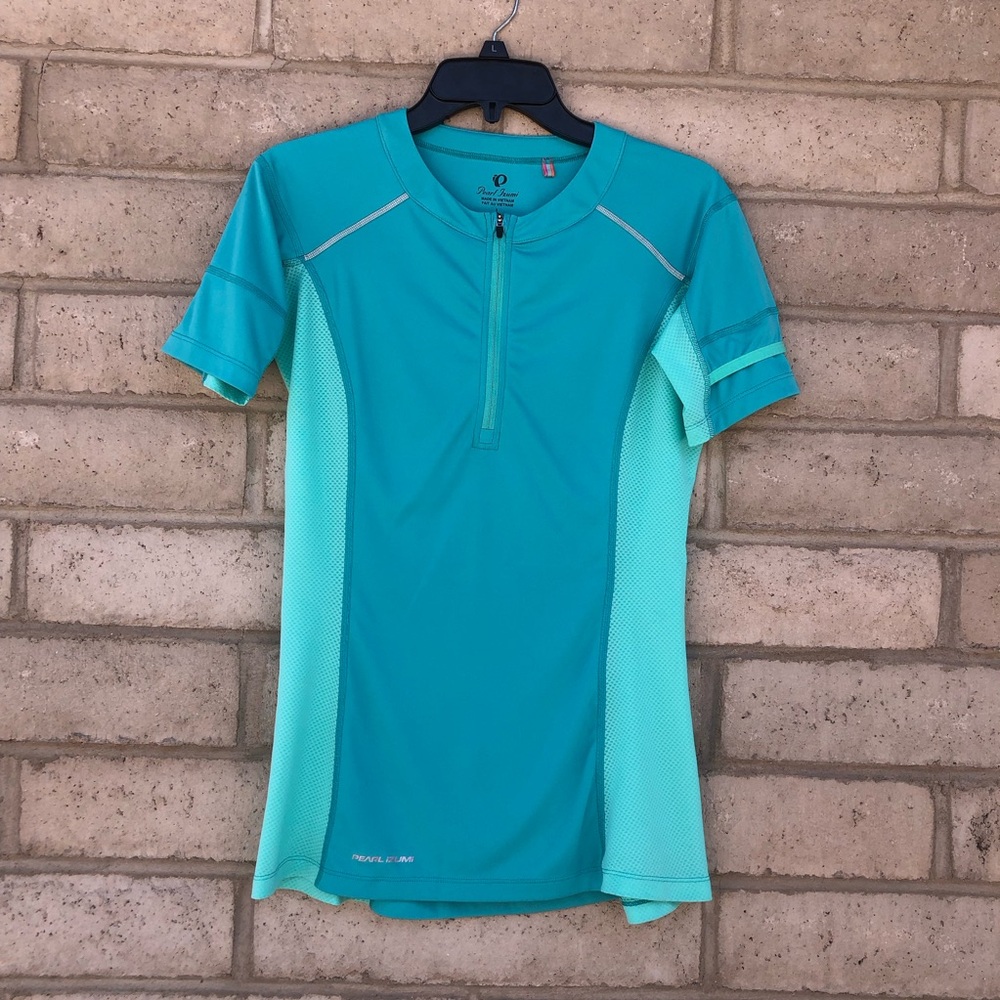 Pearl Izumi Women’s Teal Short Sleeve Cycling Jersey